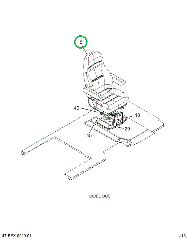 2205359C1 Seat, Drivers (national)