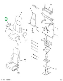 2205446C1 Armrest Driver National Black
