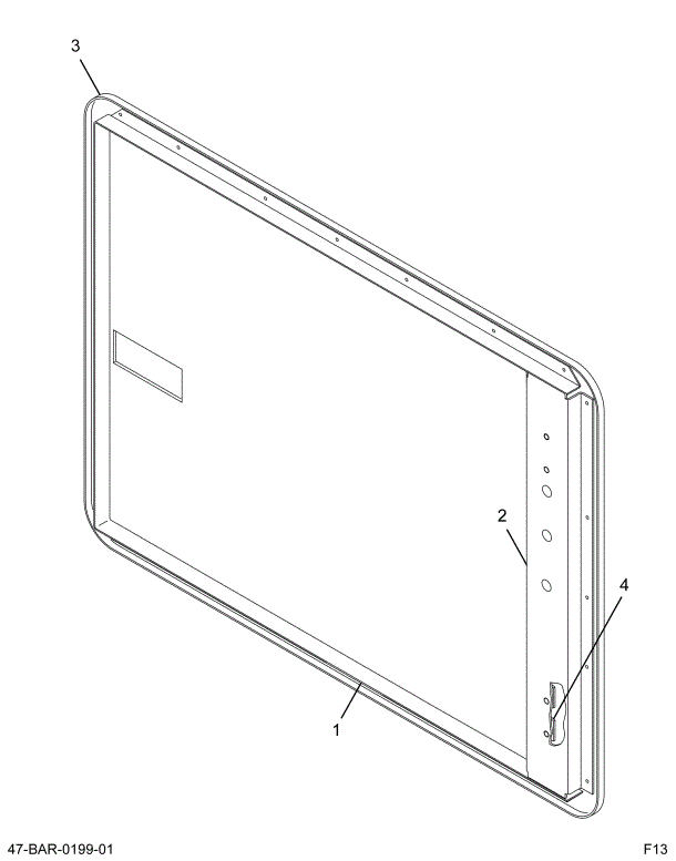 2205447C4 DOOR, ELEC, BUS BODY , ASSY AC