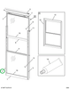 2205448C3 EXTRUSION  ALUMINUM*WDO FIXED