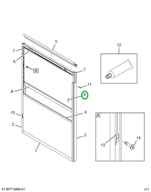2205457C3 Glass, Window, Laminated Split