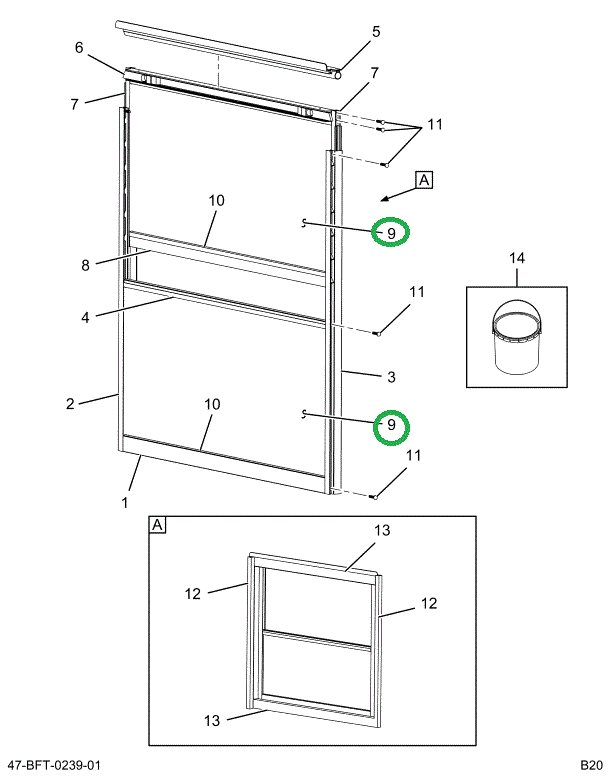 2205458C3 GLASS  PASS*S/S 36 LAMINATED