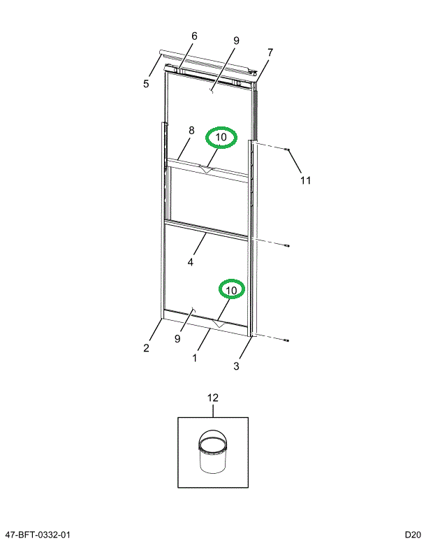 2205495C2 CHANNEL*WINDOW GLAZING LAMINAT