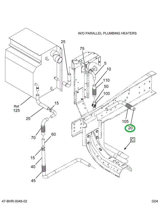 2205665C1 HOSE  HEATER*HEATER SUPPLY FE