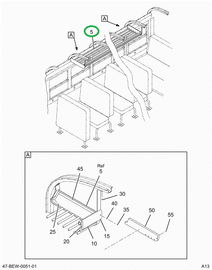 2206318C92 Rack, Luggage Assembly Tubular