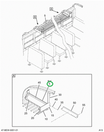 2206320C92 Rack, Luggage Assembly Tubular