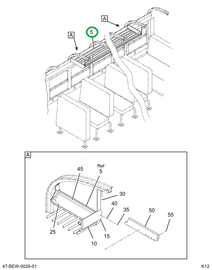 2206324C92 Rack, Luggage Assy, Bus, Tubul