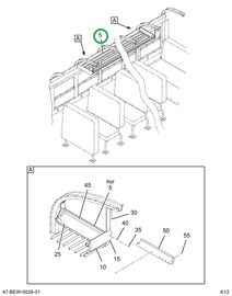 2206325C92 Rack, Luggage Assy, Bus, Tubul