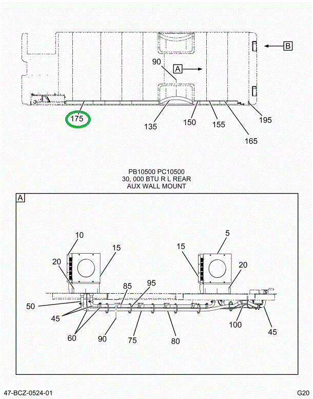 2206495C2 COVER HTR HOSE 30 IN LONG