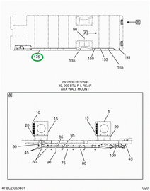 2206495C2 COVER HTR HOSE 30 IN LONG