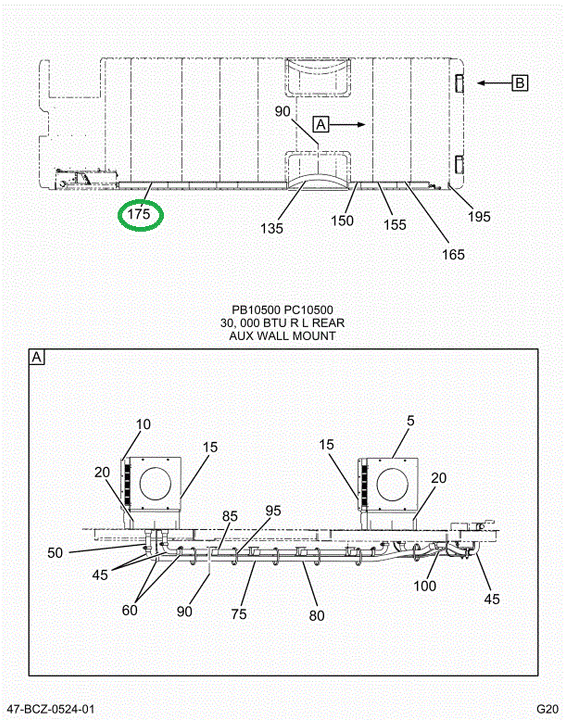 2206495C2 COVER HTR HOSE 30 IN LONG