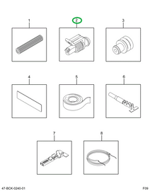 2206586C1 Connector, Terminal, Receptacl