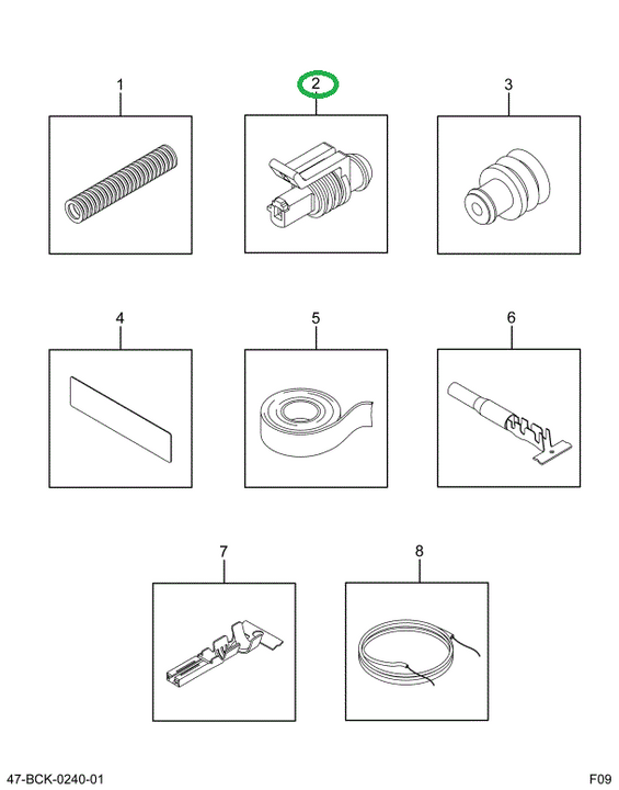 2206586C1 Connector, Terminal, Receptacl