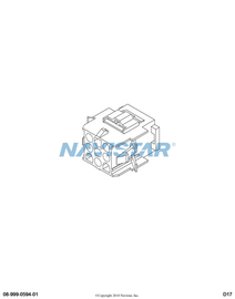 2206664C1 HOUSING  9 CKTS  LATCHING CONN