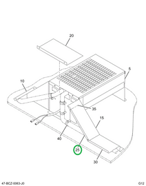 2206838C5 Cover L Rear Auxiliary 2 Fan