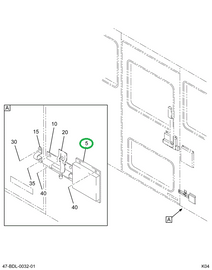 2206857C2 COVER  ASSY VANDAL LOCK REAR D