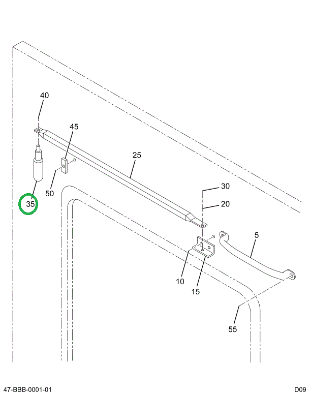 2207817C1 HANDLE  GRAB*LIFT DR NC