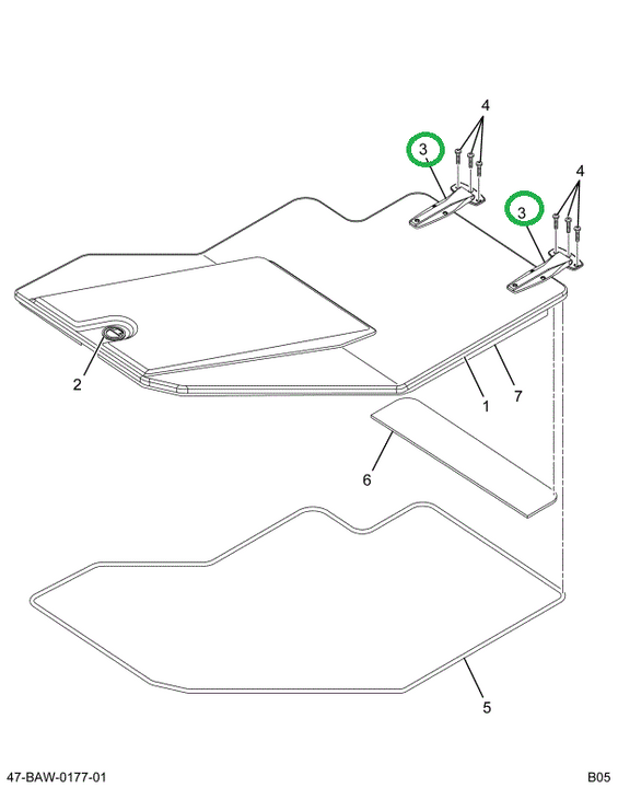 2207915C1 HINGE  *ENG CVR ACCESS DR FE