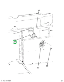 2209102C91 Hose, Drivers Heater