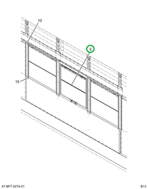 2209154C97 Window Pass Kick Out Assembly