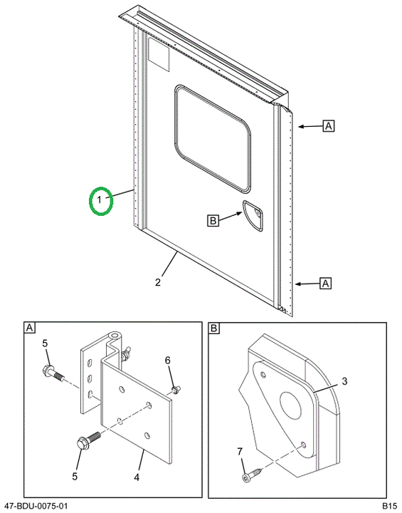2209224C5 Fr Door Bus Body Assembly Ada