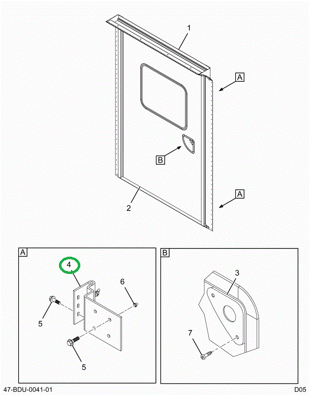 2209278C3 HINGE   ADA LIFT DOOR