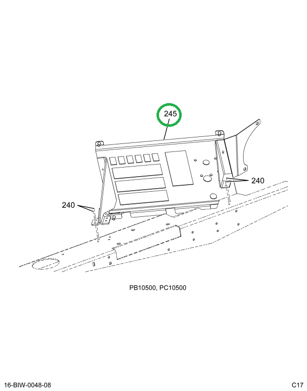 2209319C99 PANEL, ASSEMBLY, SHIFTER, MAN