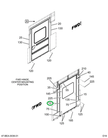 2209334C5 Panel, Bus Body, Trim Door Ins