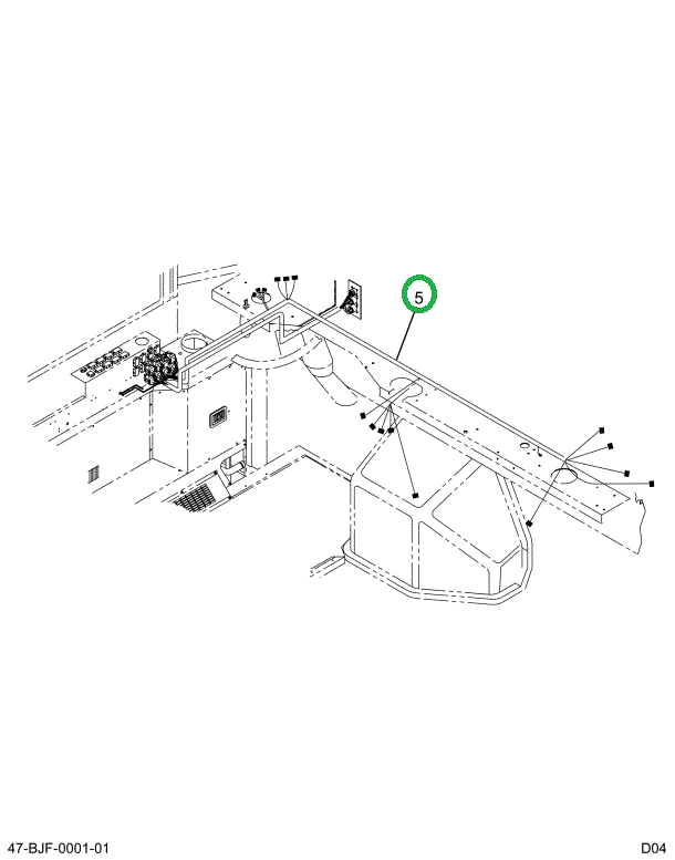 2209437C91 Harness, Electrical Air Horn