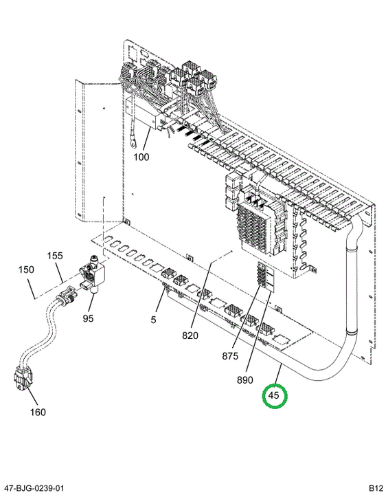 2209748C92 Harness Assembly, Flasher Plat