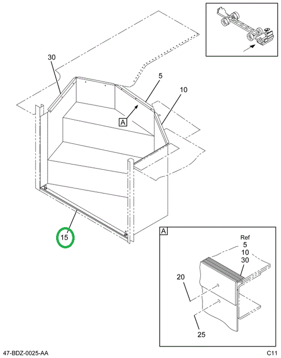 2209853C2 Stepwell Assembly, Outward Ope