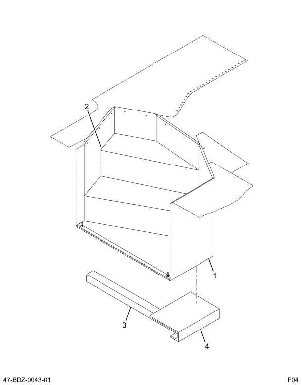 2209853C3 STEPWELL ASSY OUTWARD OPN DOO