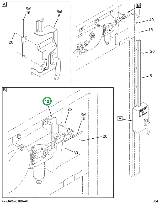 2210252C1 SUPPORT  CABLE EMER CHILD RELE