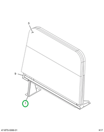 2210544C6 BARRIER,FRAME, ASM CRASH BARRI