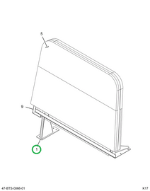 2210545C6 BARRIER,FRAME, ASM CRASH BARRI