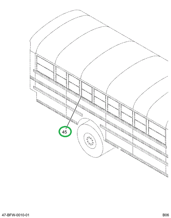 2210809C1 Seal, Window Fr