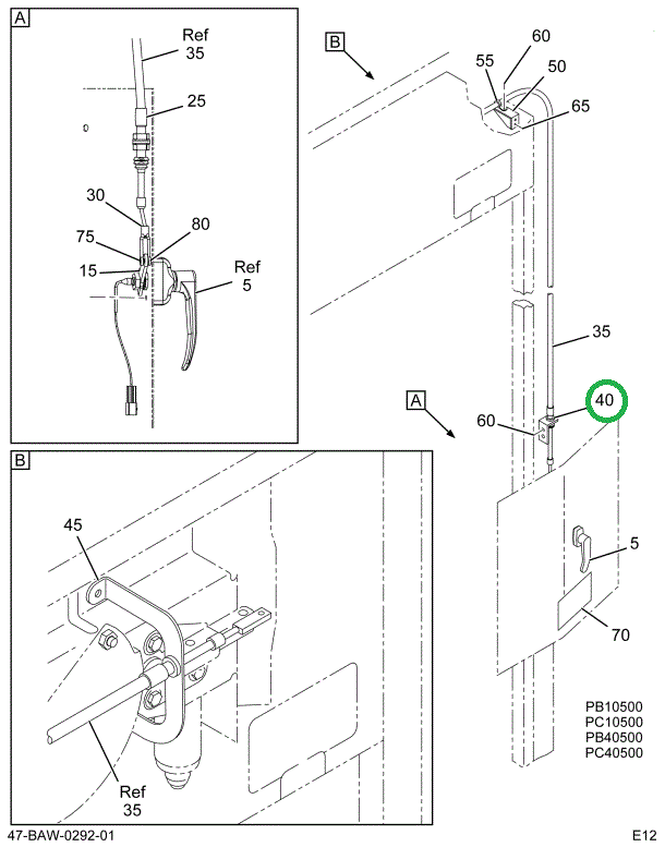 2210930C1 BRACKET LOWER CABLE END ELEC