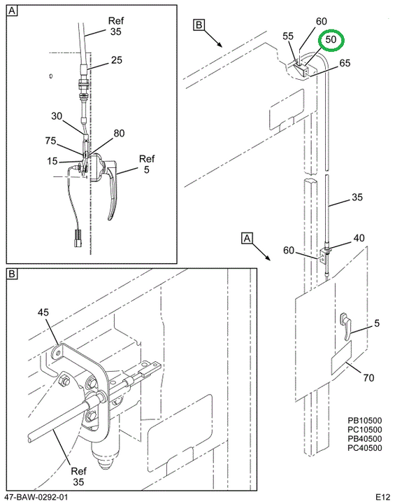 2210931C2 DOOR  ELEC  RELEASE BRKT CABLE