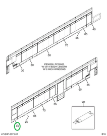 2210960C1 Panel, Inner Side Oval Window