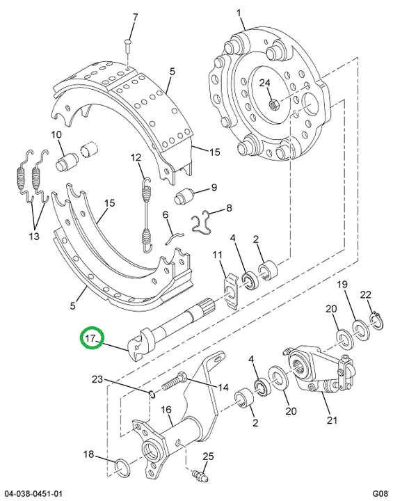 2210W8603 CAMSHAFT BRAKE