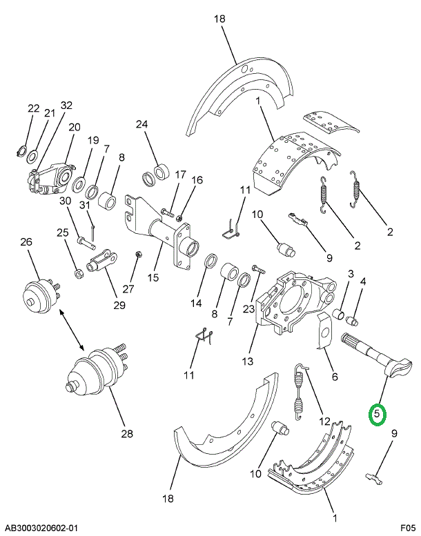2210Y7591 Camshaft Brake