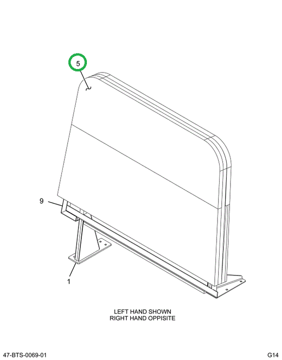 2211010C2 FOAM, BUS BODY , CRASH BARRIER