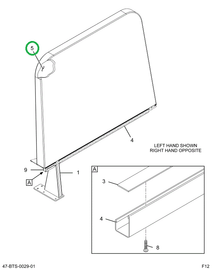2211012C1 Foam, Seat, Crash Barrier, Bus