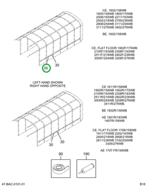 2211182C2 Rail, Seat, Bus, L Flat Floor