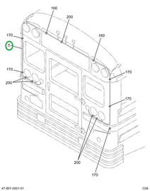 2211406C91 Harness, Electrical Rear Cap