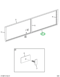 2211645C1 Trim, Luggage Box, Lower, Bus,