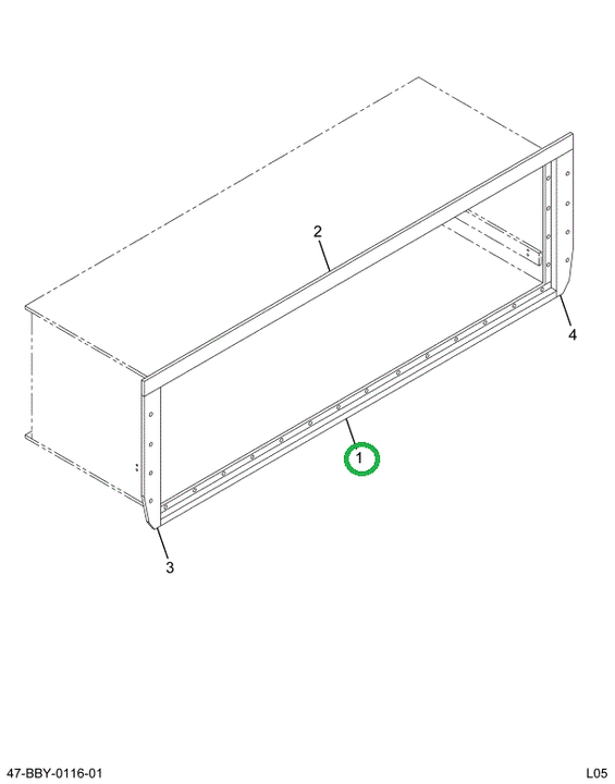 2211649C1 Trim, Luggage Box Lower