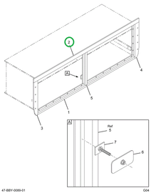 2211654C2 Trim, Luggage Box Upper
