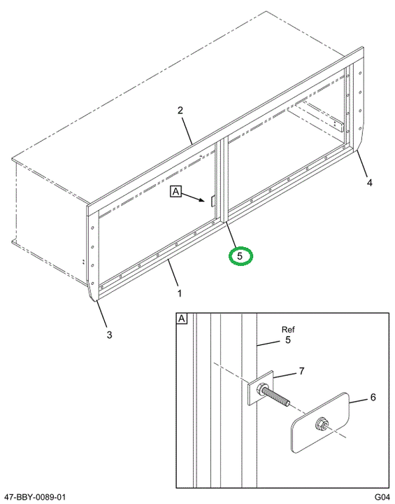 2211663C1 Brace, Luggage Box, Ctr, Frame