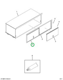 2211669C5 DOOR  LUG BOX  ASSY 91X18 OR 4